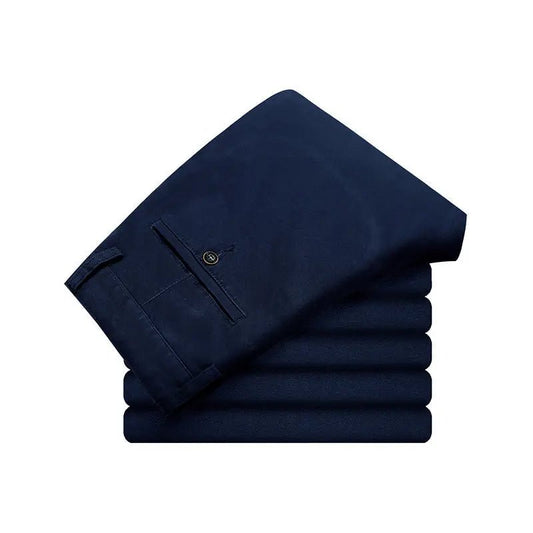 Men's All-Day Comfort Elastic Waist Trousers - Premium Fall & Winter Essentials - Undefyning Lynes