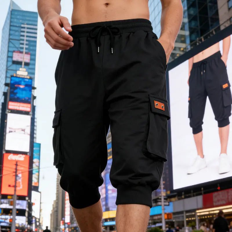 Men's All-Day Versatile Work Shorts - Modern 7/8 Cropped Fit - Undefyning Lynes