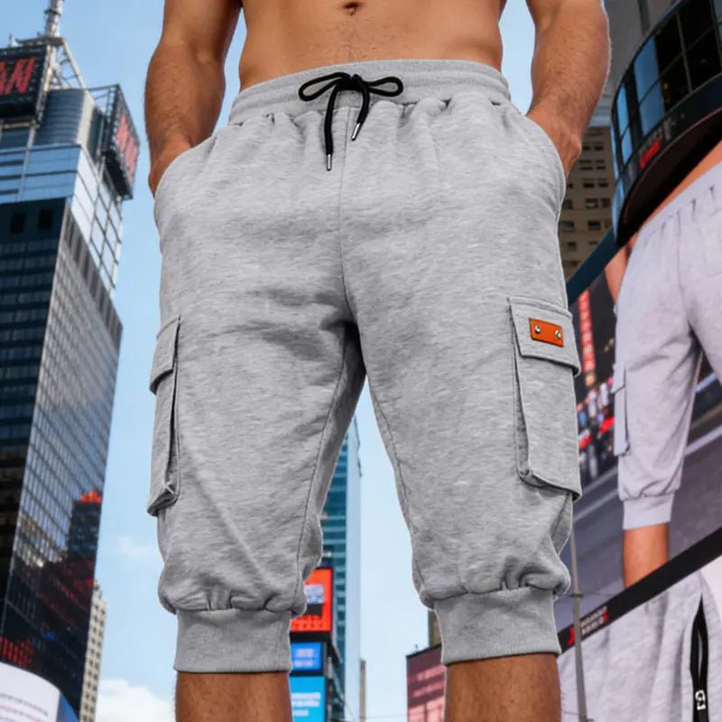 Men's All-Day Versatile Work Shorts - Modern 7/8 Cropped Fit - Undefyning Lynes