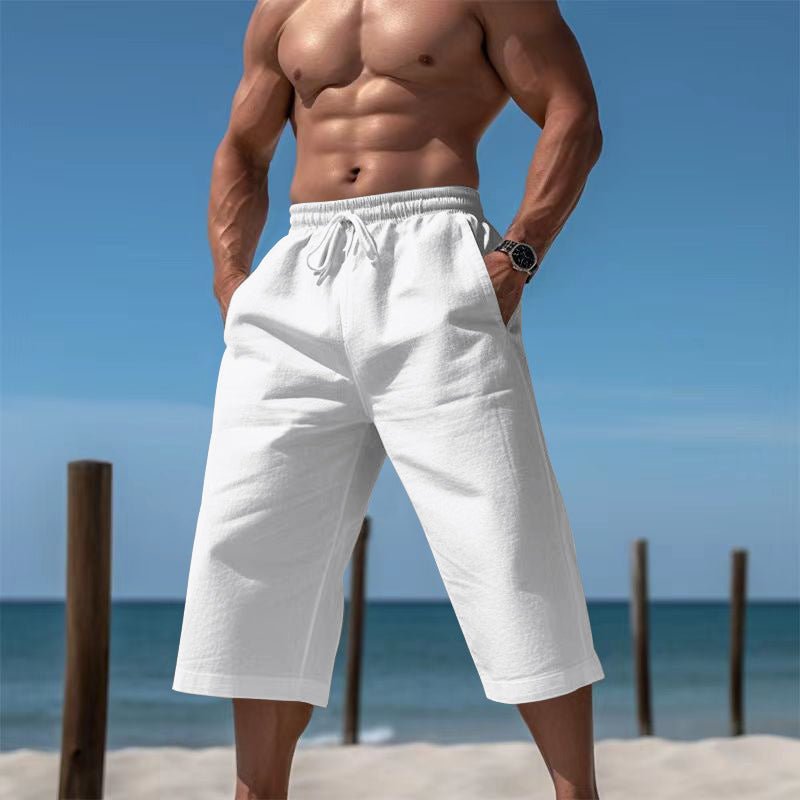 Men's Breathable Casual Capri Shorts - Undefyning Lynes