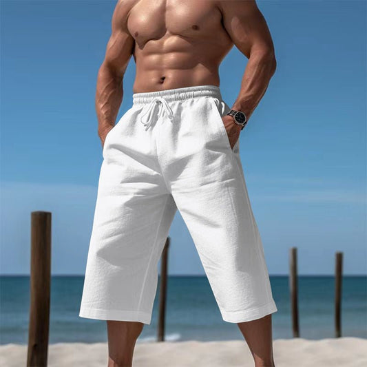 Men's Breathable Casual Capri Shorts - Undefyning Lynes