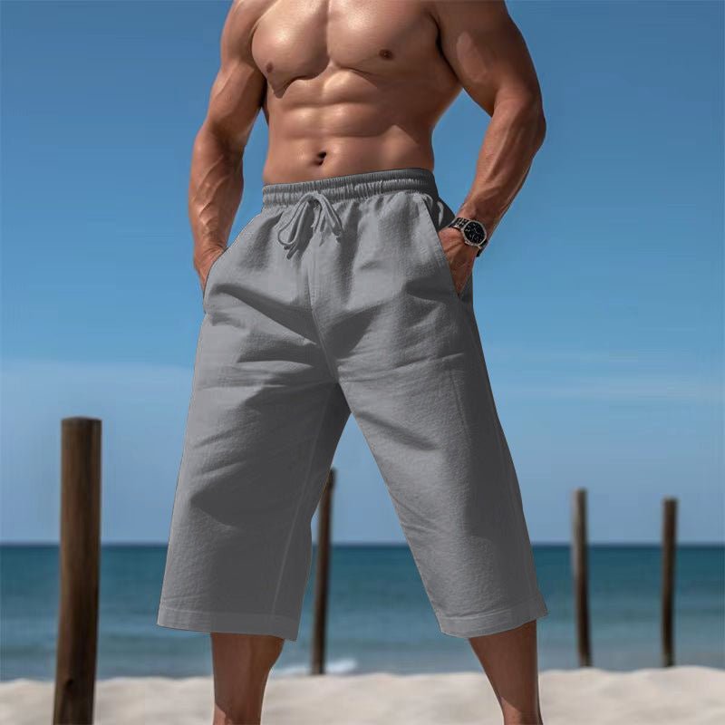 Men's Breathable Casual Capri Shorts - Undefyning Lynes