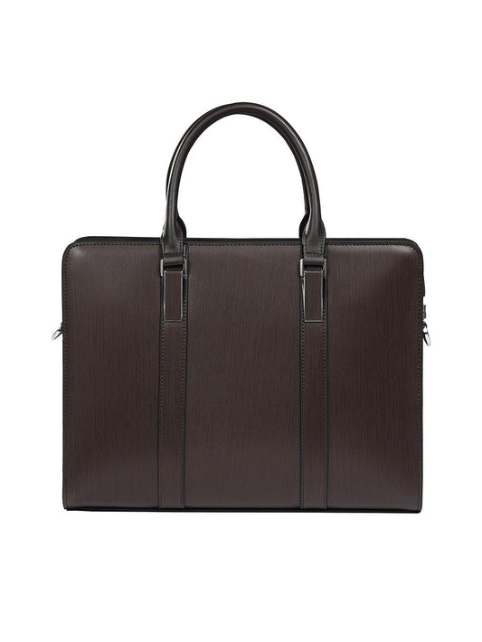 Men's Cowhide Leather Business Handbag — Laptop Carry - Undefyning Lynes