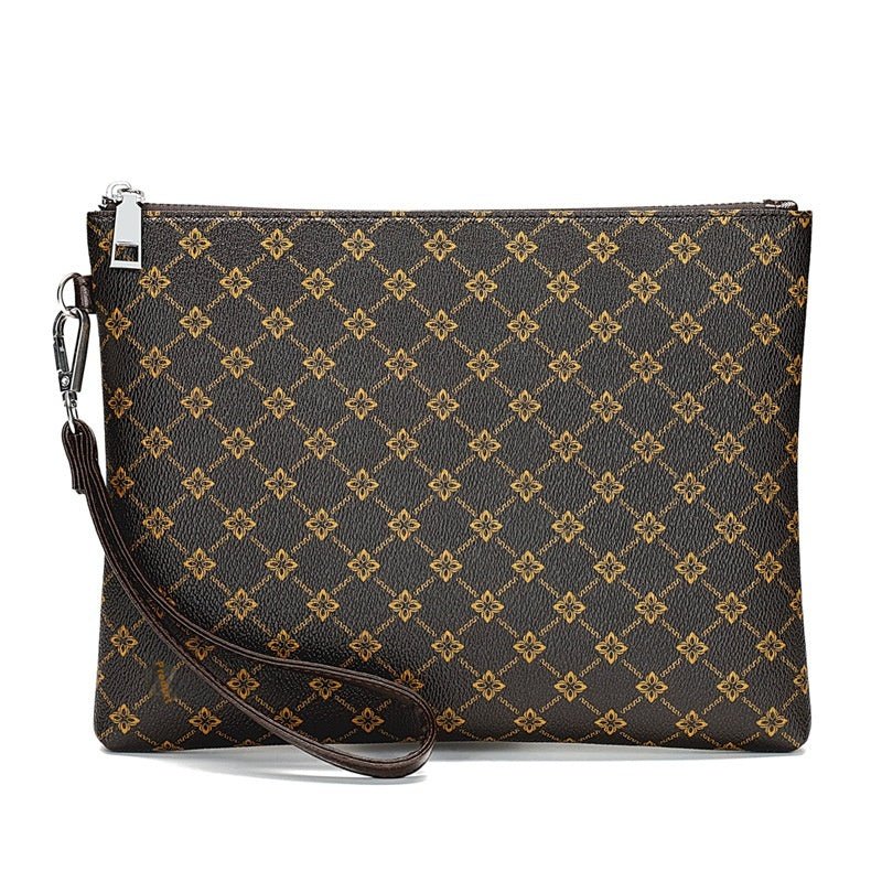 Men's Gingham Clutch Bag — Casual Envelope Style - Undefyning Lynes