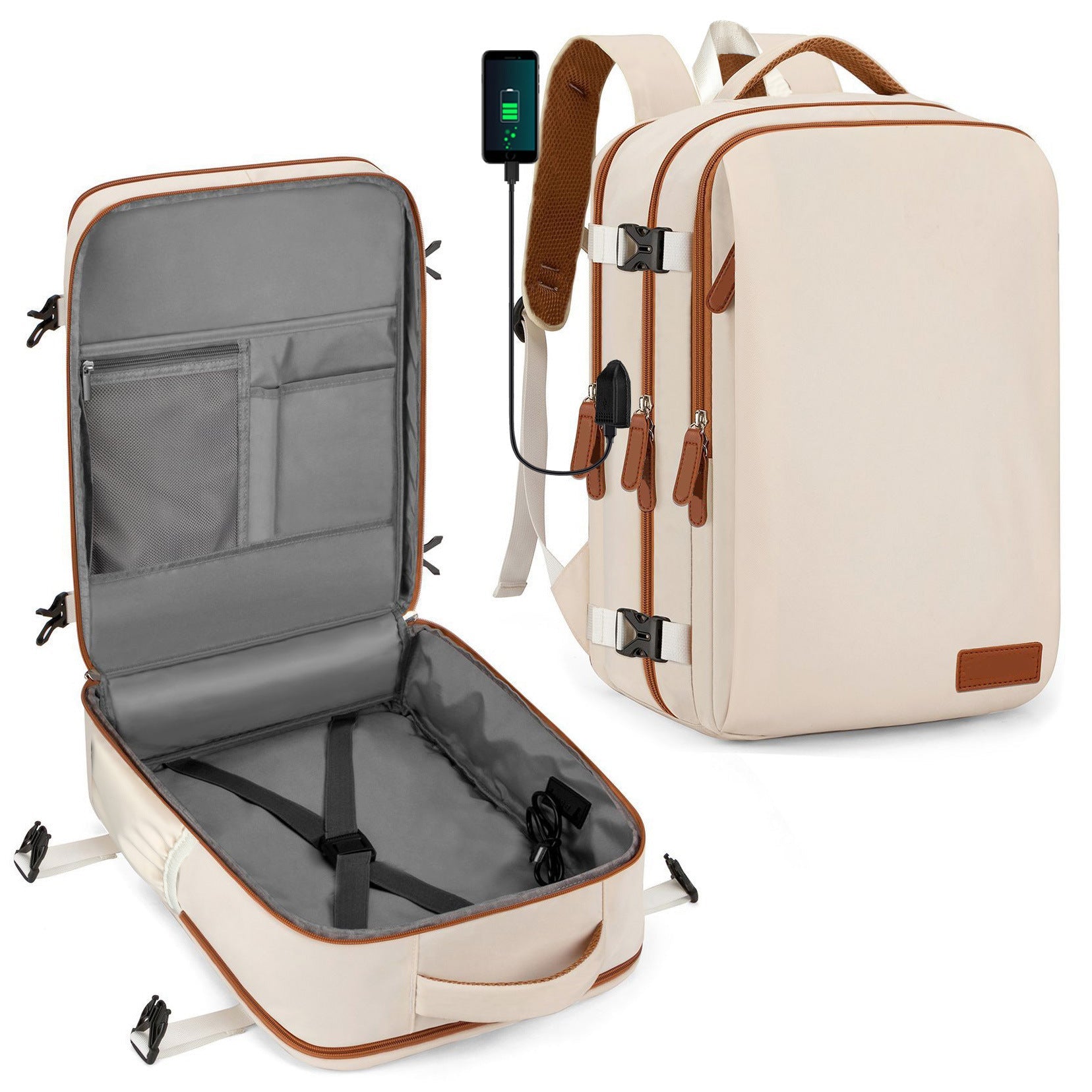 Men's Oxford Cloth Backpack — Casual Versatile Everyday Pack - Undefyning Lynes