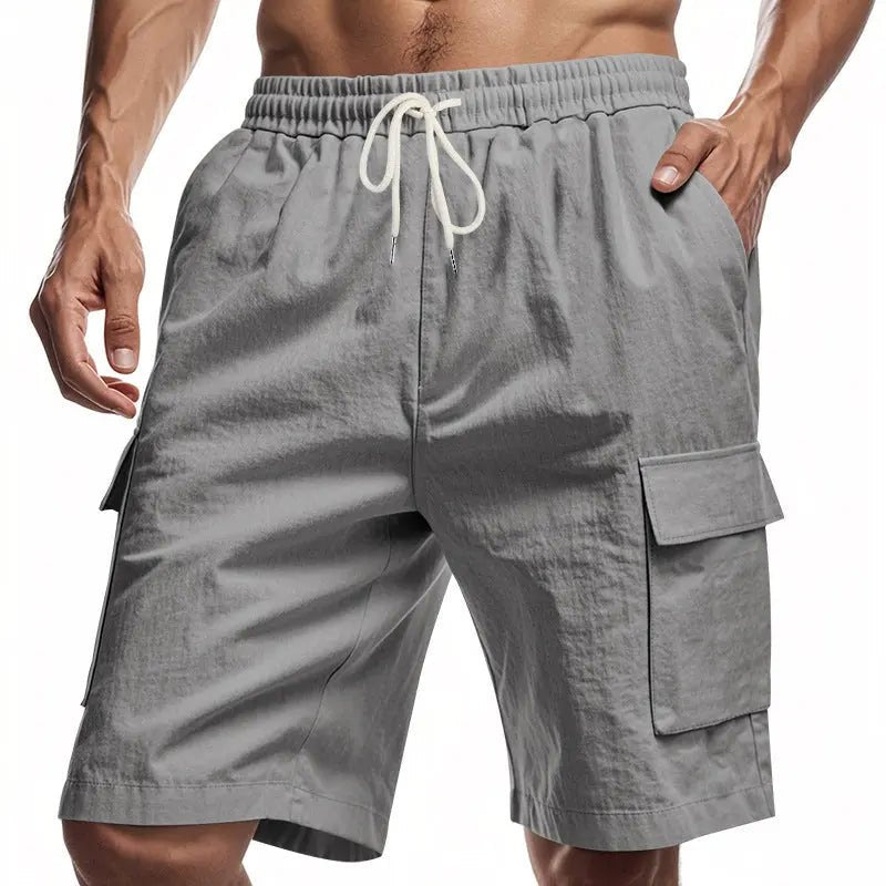 Men's Premium Linen Drawstring Shorts: Effortless Summer Comfort - Undefyning Lynes