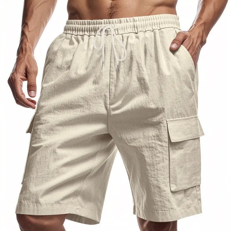 Men's Premium Linen Drawstring Shorts: Effortless Summer Comfort - Undefyning Lynes