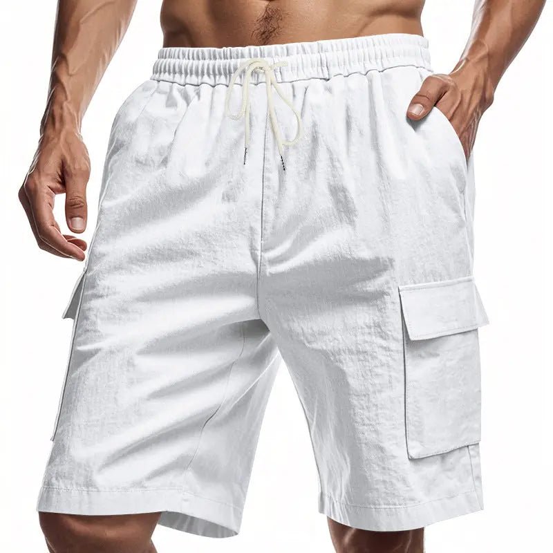 Men's Premium Linen Drawstring Shorts: Effortless Summer Comfort - Undefyning Lynes