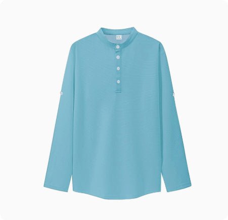 Men's Premium Pineapple Texture Stand Collar Shirt - Effortless Summer Style - Undefyning Lynes