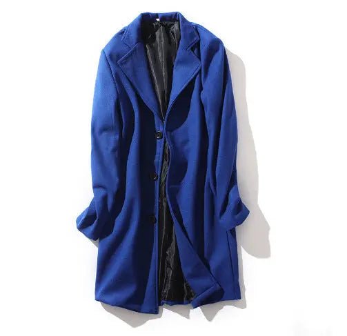 Modern Slim-Fit Wool-Blend Overcoat: Effortless Style for Every Season - Undefyning Lynes