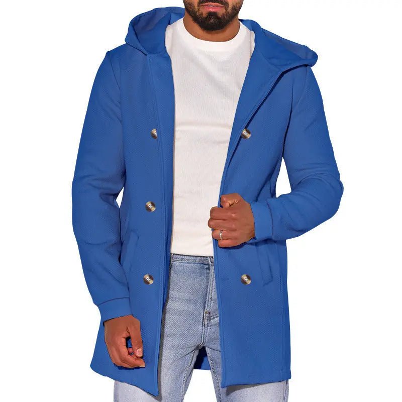 Modern Urban Trench: The Ultimate All-Weather Hooded Wool Blend Coat - Undefyning Lynes