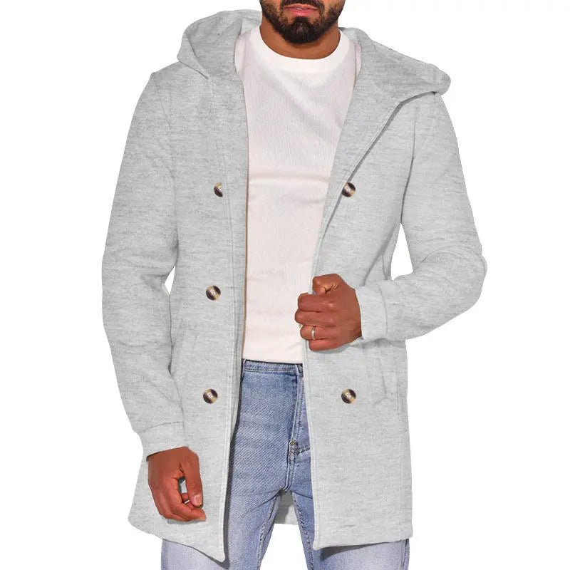 Modern Urban Trench: The Ultimate All-Weather Hooded Wool Blend Coat - Undefyning Lynes