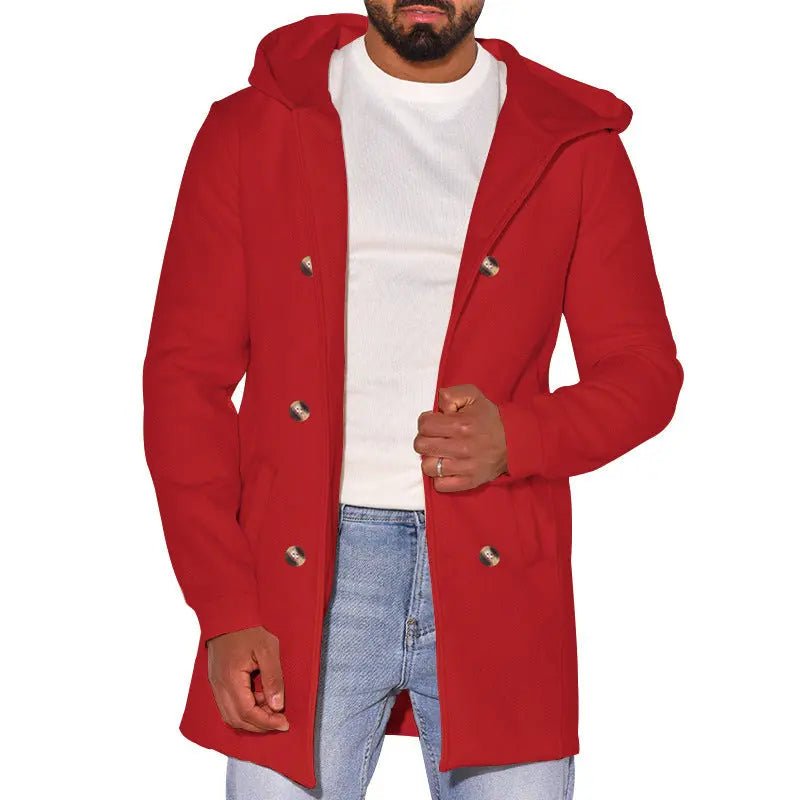 Modern Urban Trench: The Ultimate All-Weather Hooded Wool Blend Coat - Undefyning Lynes