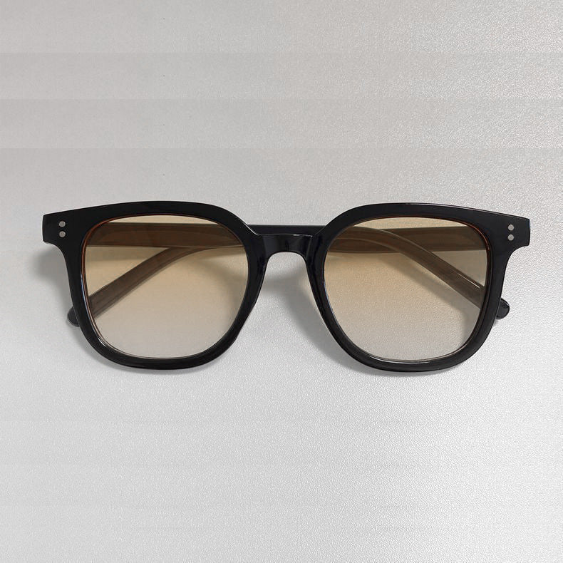 New Square Simple Bold-frame Sunglasses - Undefyning Lynes