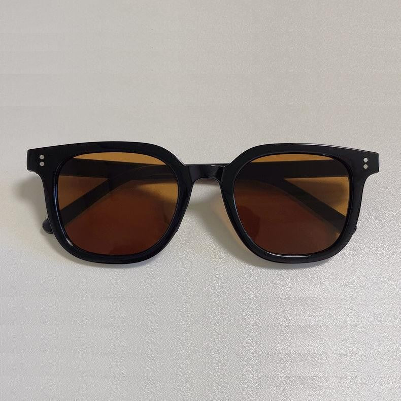 New Square Simple Bold-frame Sunglasses - Undefyning Lynes
