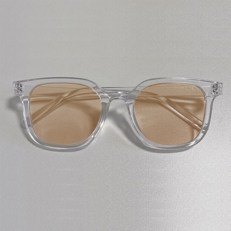 New Square Simple Bold-frame Sunglasses - Undefyning Lynes