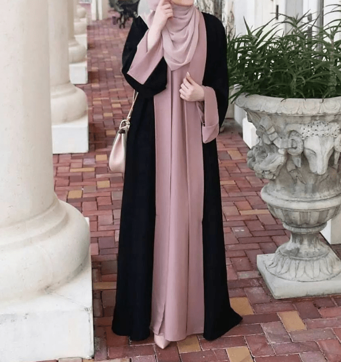 Patchwork Long Cardigan Dress – Women's Faux Two-Piece Longline Dress with Pockets - Undefyning Lynes