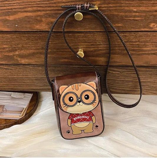 Playful Color-Block Crossbody Bag - Hands-Free Western Chic - Undefyning Lynes