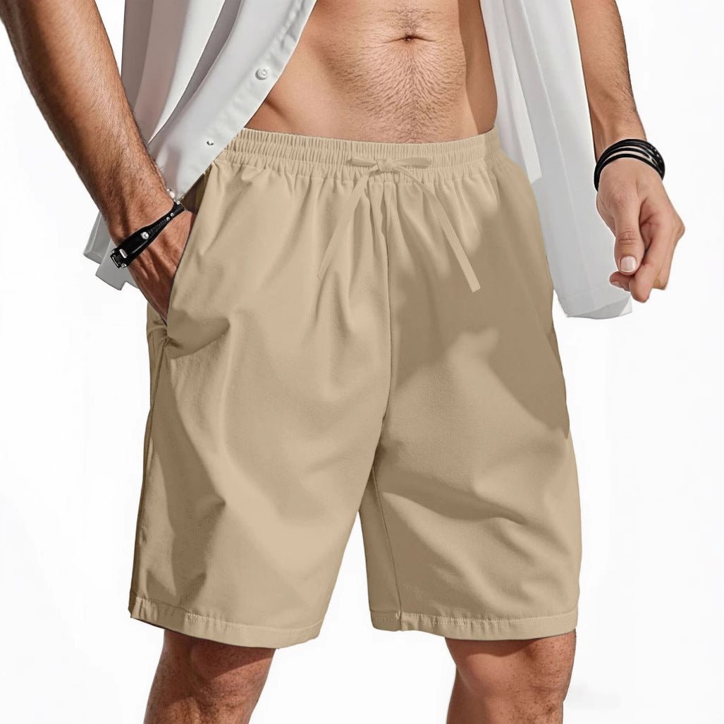 Plus-Size Cotton-Linen Casual Shorts - Undefyning Lynes