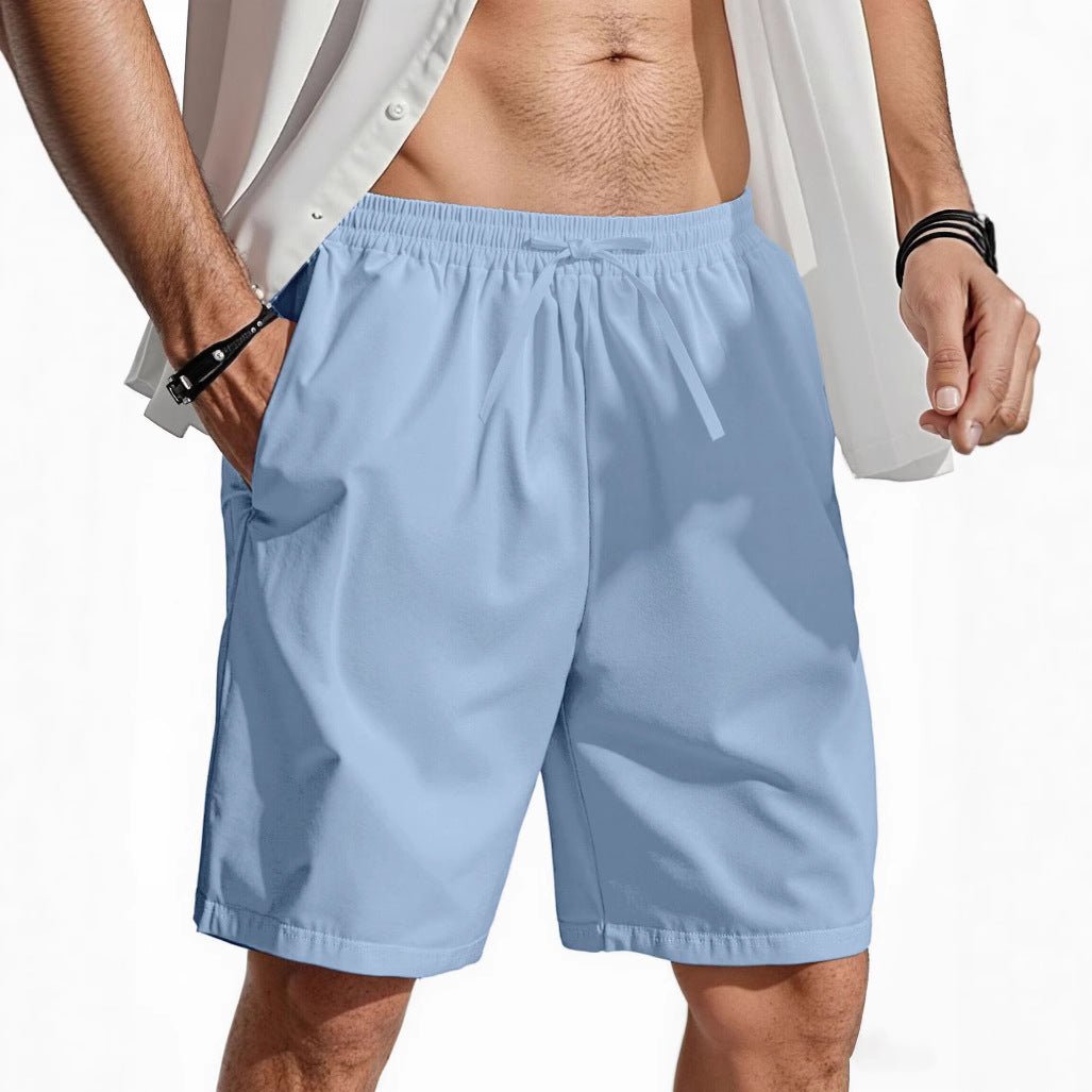 Plus-Size Cotton-Linen Casual Shorts - Undefyning Lynes