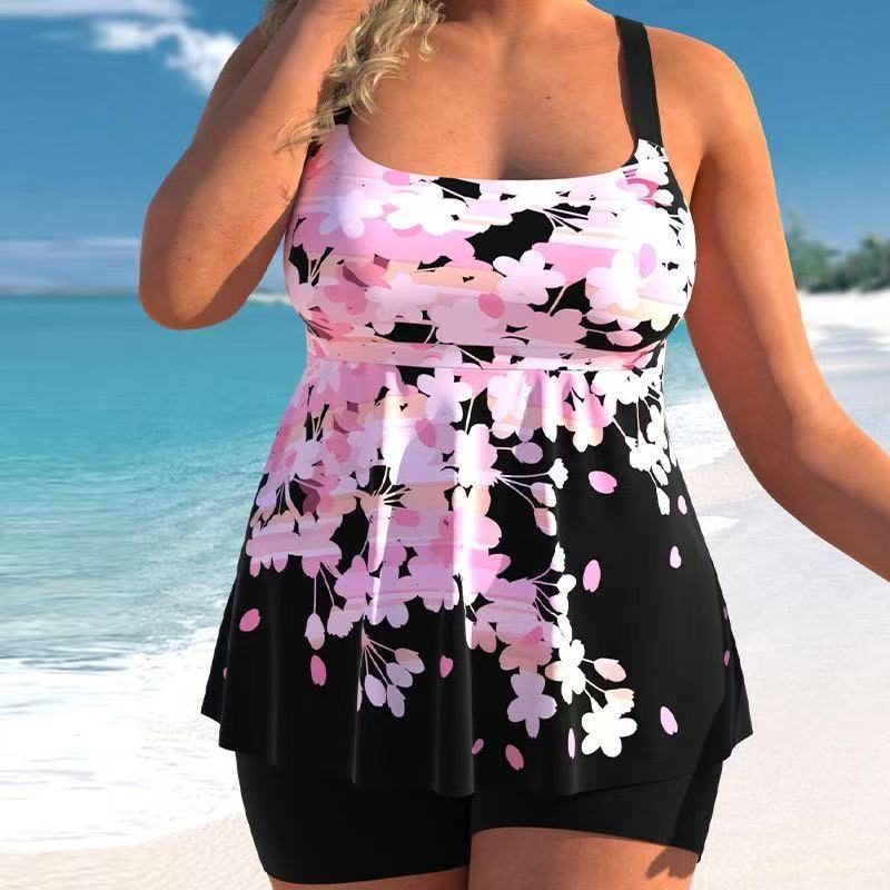 Plus-Size Floral Swim Set — Comfort Fit, Unapologetic Style - Undefyning Lynes
