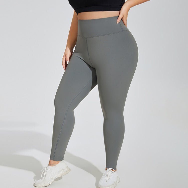 Plus Size Yoga Pants High Waist Hip Lift Seamless Cloud Sense Women's Fitness Exercise - Undefyning Lynes