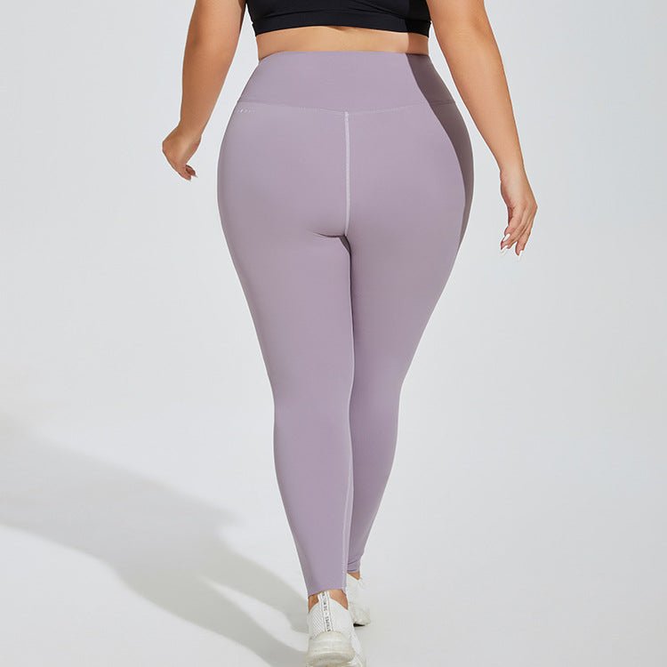 Plus Size Yoga Pants High Waist Hip Lift Seamless Cloud Sense Women's Fitness Exercise - Undefyning Lynes