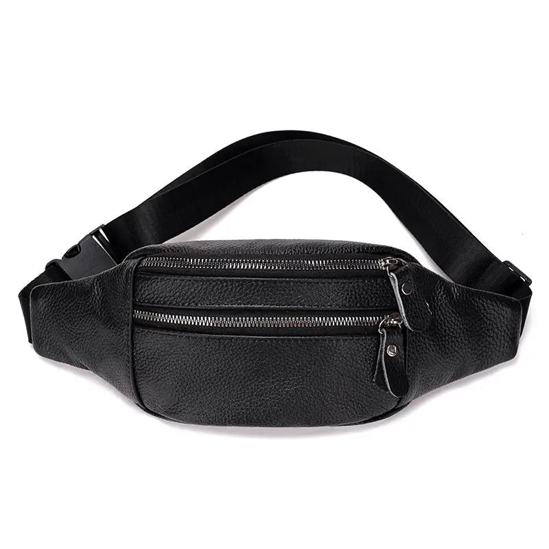 Premium Leather Belt Bag: Effortless Hands-Free Style for the Modern Man - Undefyning Lynes