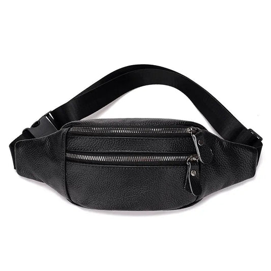 Premium Leather Belt Bag: Effortless Hands-Free Style for the Modern Man - Undefyning Lynes