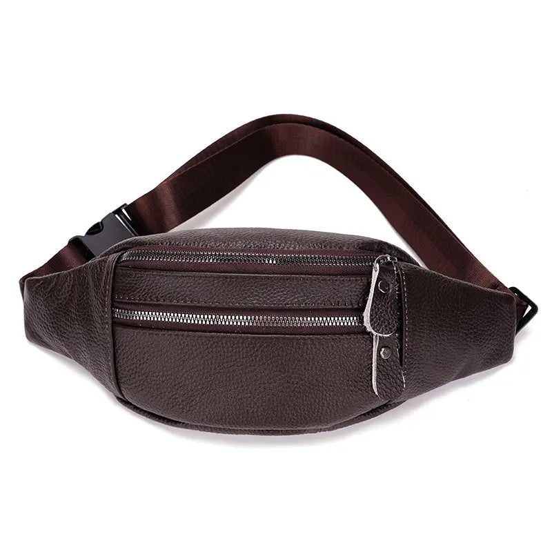 Premium Leather Belt Bag: Effortless Hands-Free Style for the Modern Man - Undefyning Lynes