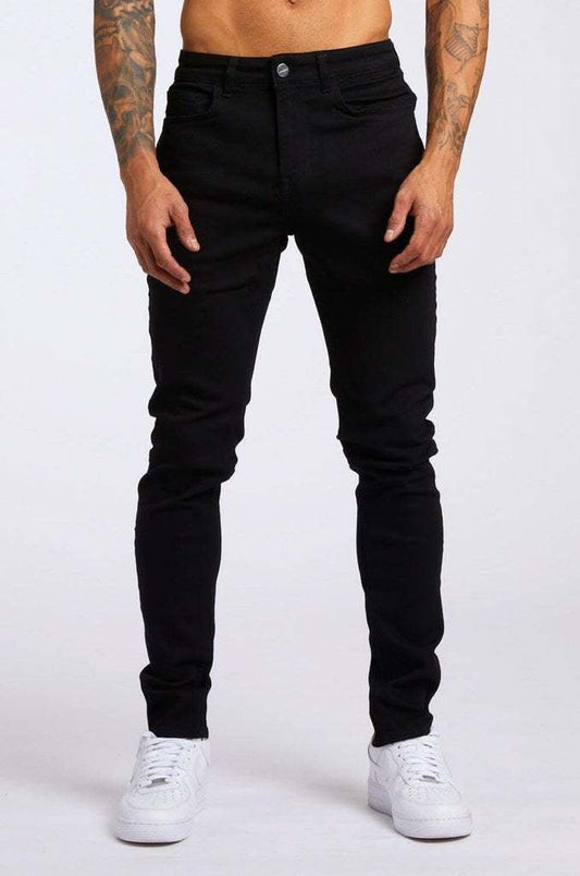 Refined Denim — Men's Slim-Fit Trouser-Cut Jeans - Undefyning Lynes