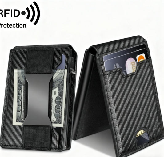 RFID Auto Pop-Up Card Holder – Anti-Theft Business Wallet - Undefyning Lynes