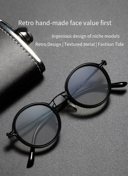 Round-Frame Punk Metal Sunglasses — Bold Alloy Frames in 4 Colorways - Undefyning Lynes