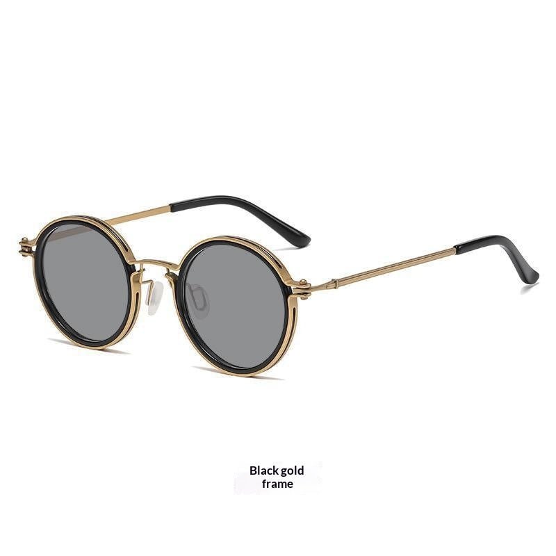 Round-Frame Punk Metal Sunglasses — Bold Alloy Frames in 4 Colorways - Undefyning Lynes