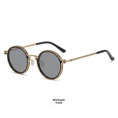 Round-Frame Punk Metal Sunglasses — Bold Alloy Frames in 4 Colorways - Undefyning Lynes