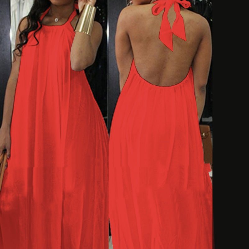 Strap Bohemian Candy-Colored Womens Dress - Undefyning Lynes