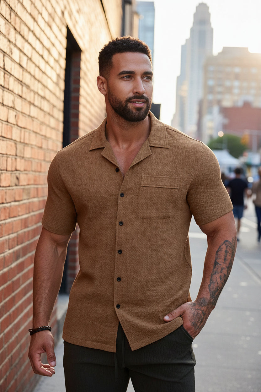 Summer Shirt — Men's Wrinkle-Resistant Breathable Loose Fit - Undefyning Lynes
