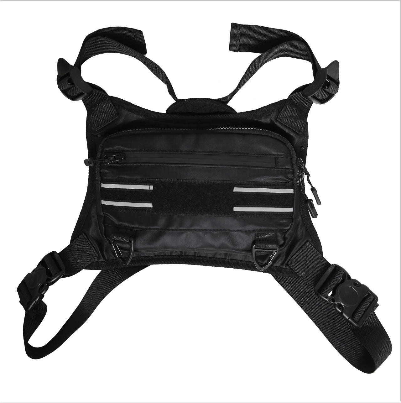 Tactical Reflective Chest Bag — Mechanical Sport Style - Undefyning Lynes