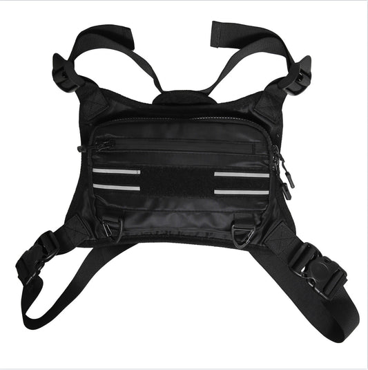 Tactical Reflective Chest Bag — Mechanical Sport Style - Undefyning Lynes