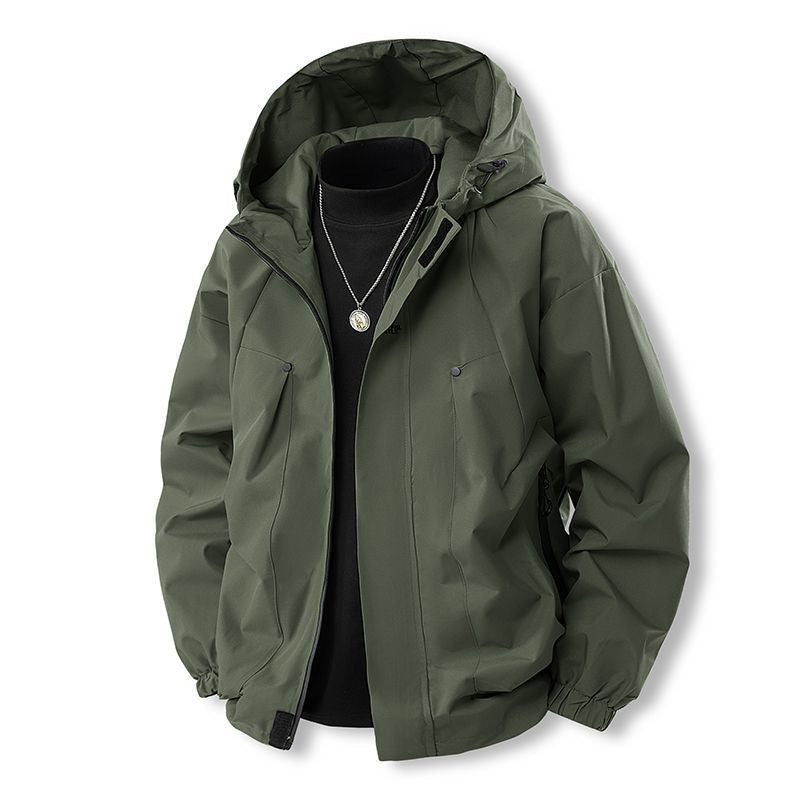 The All-Terrain Jacket – Men's Windproof Water-Resistant Outdoor Shell - Undefyning Lynes