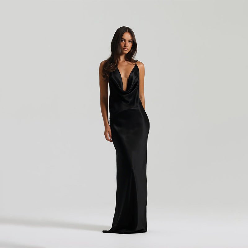 The AllureLaceUp Dress – Women's V-Neck Lace-Up Bodycon Dress - Undefyning Lynes