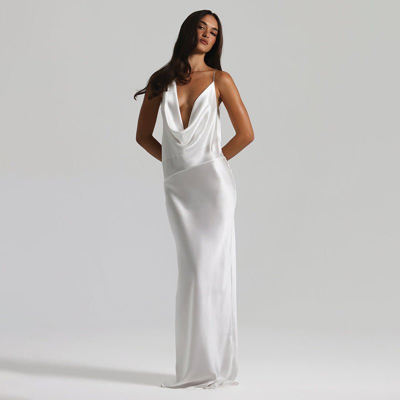 The AllureLaceUp Dress – Women's V-Neck Lace-Up Bodycon Dress - Undefyning Lynes