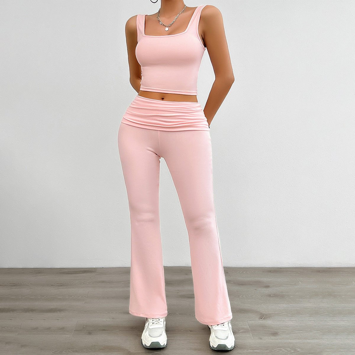 The BodyVest Suit – Women's Solid Color Vest & Body-Hugging Two-Piece - Undefyning Lynes