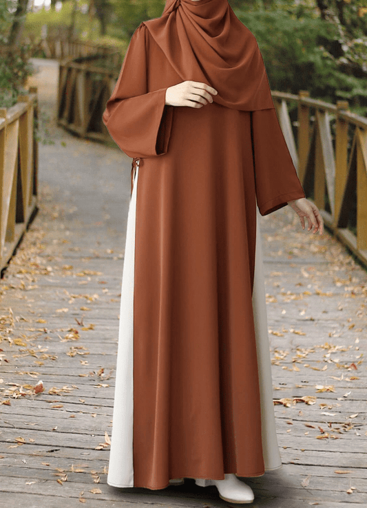 The ColorBlock Maxi – Women's Color-Block Maxi Dress with Drawstring Side - Undefyning Lynes