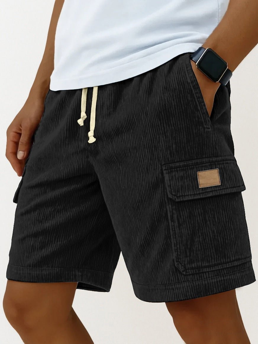 The Cord Short – Men's Drawstring Corduroy Shorts with Side Pockets - Undefyning Lynes
