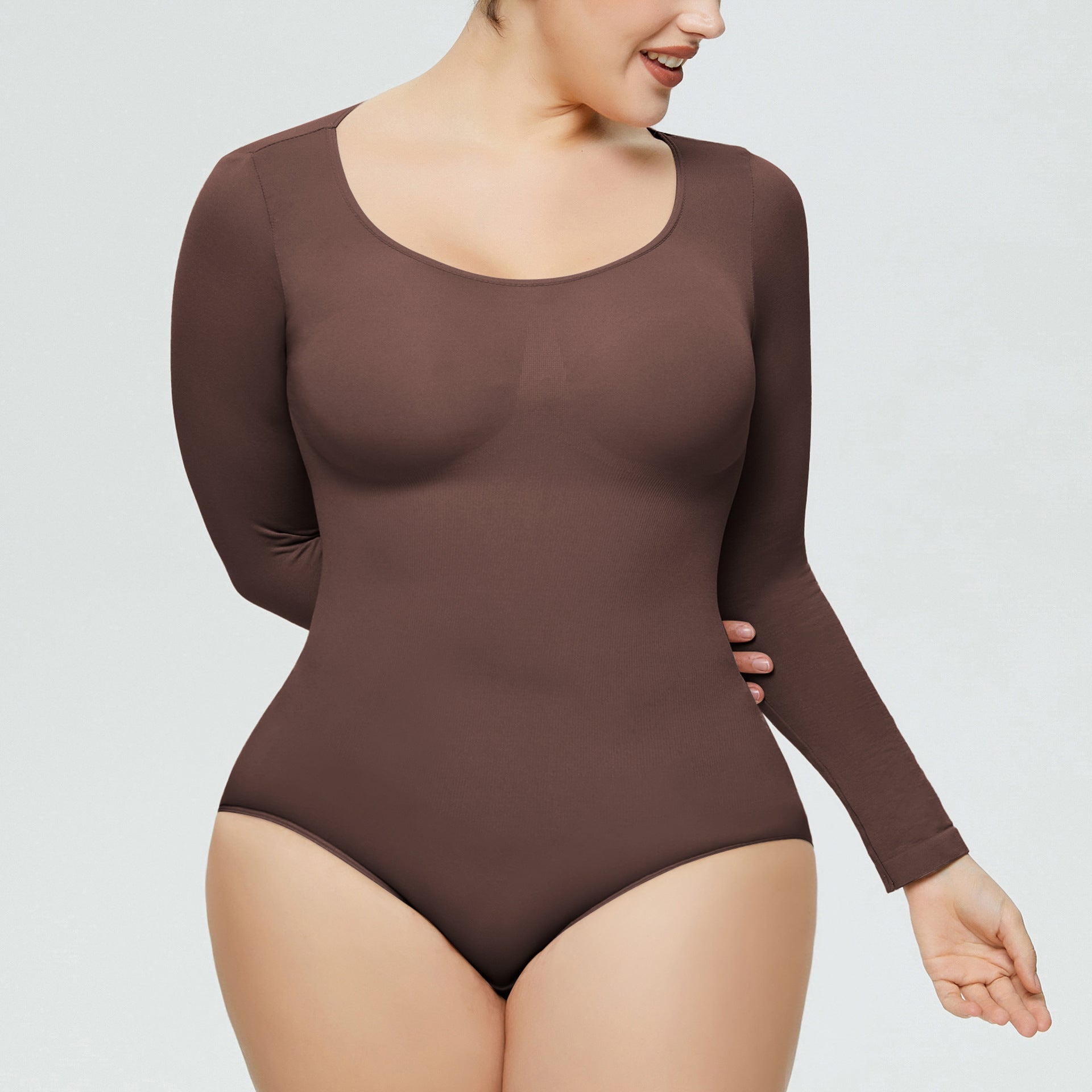The CorsetForm Bodysuit – Women's Long-Sleeve Seamless Corset Bodysuit - Undefyning Lynes