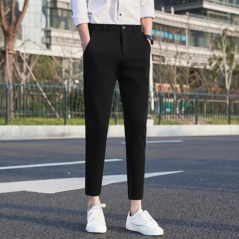 The Drape Trouser — Men's Slim-Fit Cropped Drapey Pants - Undefyning Lynes