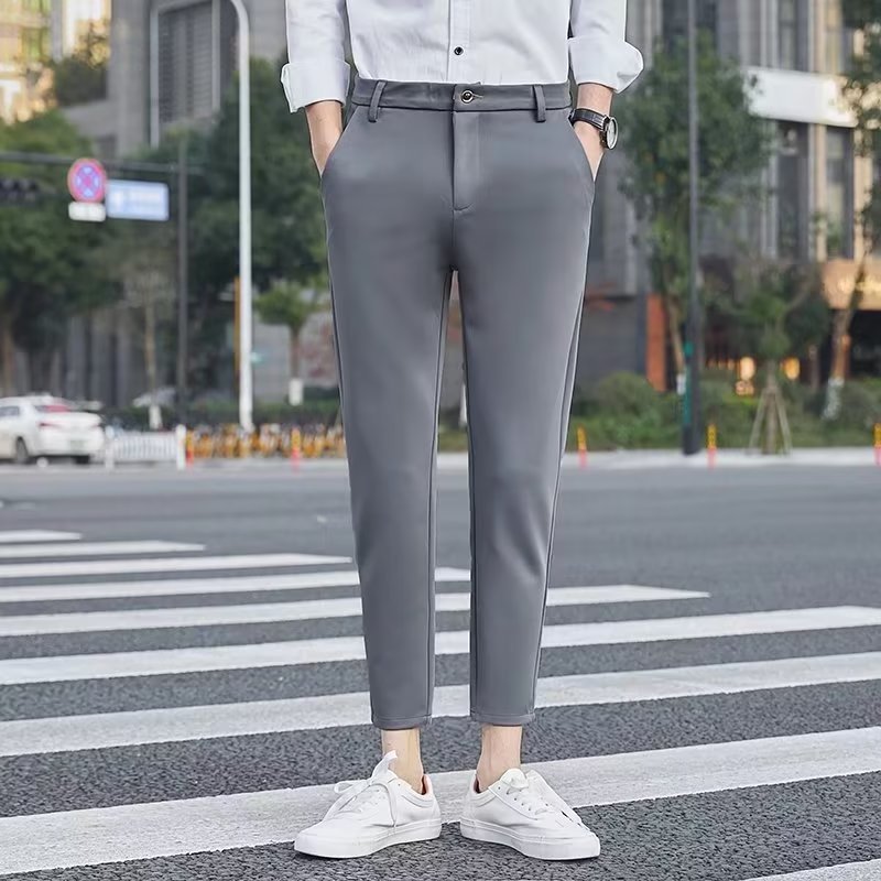 The Drape Trouser — Men's Slim-Fit Cropped Drapey Pants - Undefyning Lynes