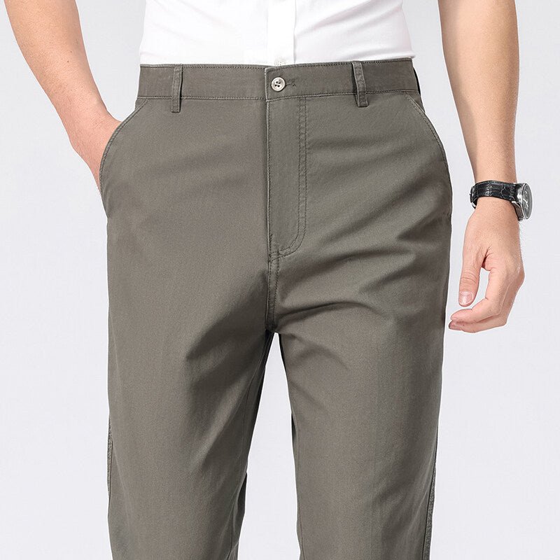 The Easy Trouser – Men's Relaxed Straight-Leg Cotton Dress Pants - Undefyning Lynes