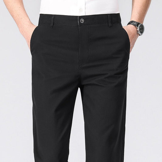 The Easy Trouser – Men's Relaxed Straight-Leg Cotton Dress Pants - Undefyning Lynes